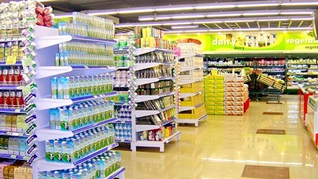 Bố trí gian hàng kinh doanh trong khu thương mại