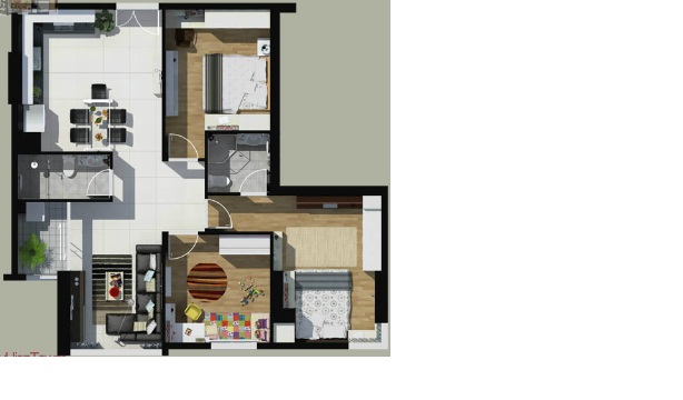 Căn hộ cao cấp 3 PN đầy đủ tiện nghi ngay trung tâm quận Tân Bình