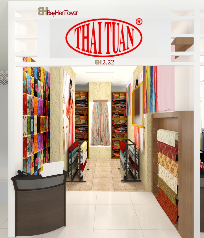 Mở bán kiot kinh doanh vải trong trung tâm thương mại BayHienTower