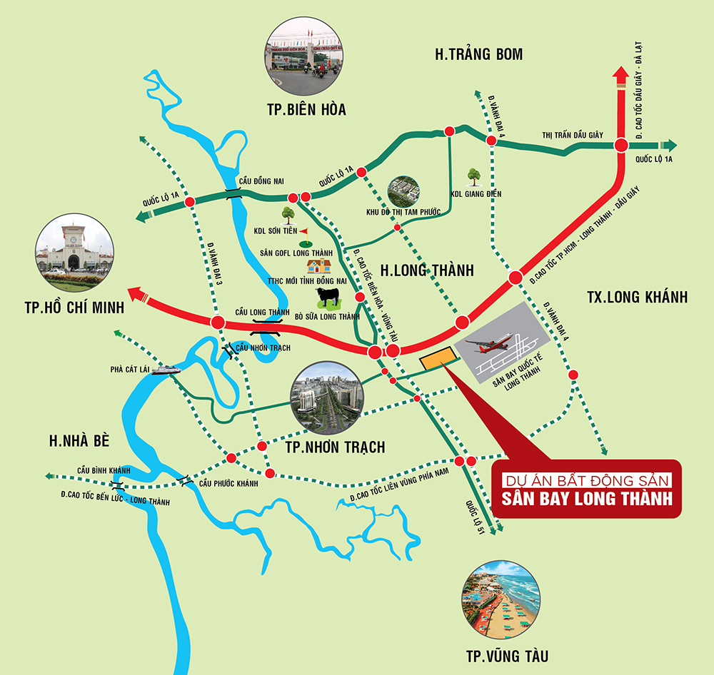 Sân bay Long Thành - Cơ hội vàng của những nhà đầu tư