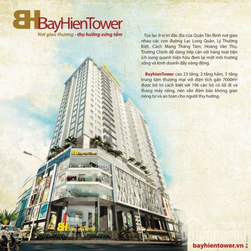 Mở bán đợt cuối Bảy Hiền Tower (bao gồm nội thất)