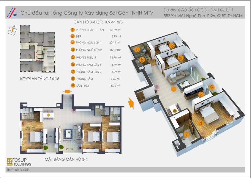 Căn hộ Soho Riverview Bình Thạnh, cách Q.1 chỉ 5 phút, giá gốc chủ đầu tư, chỉ 1,5 tỷ/căn 2 PN