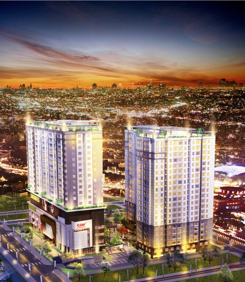 Phân phối căn hộ Saigonres Plaza - View sông Sài Gòn - Mặt tiền đường Nguyễn Xí