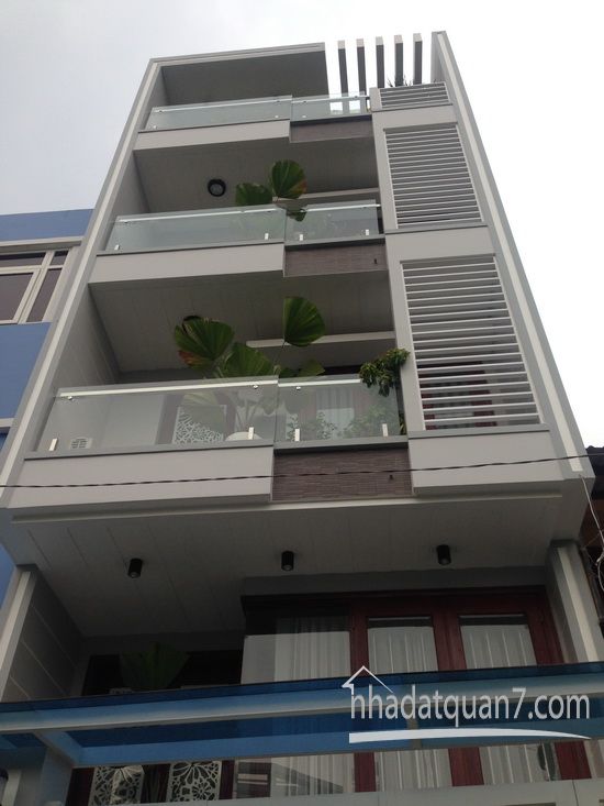 Nhà phố hiện đai cao cấp 4 lầu mặt tiền đường số 16 chợ Tân Mỹ, Quận 7