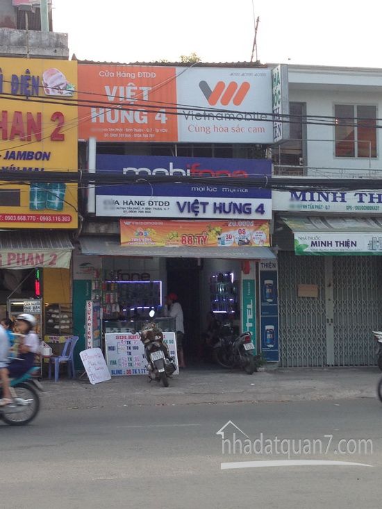 Bán nhà mặt tiền Huỳnh Tấn Phát (Ngay vòng xoay cầu Tân Thuận), giá 2 tỷ