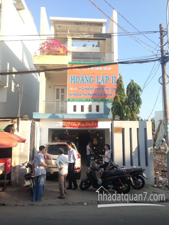 Nhà 3 lầu, mặt tiền Gò Ô Môi, quận 7, giá 6 tỷ