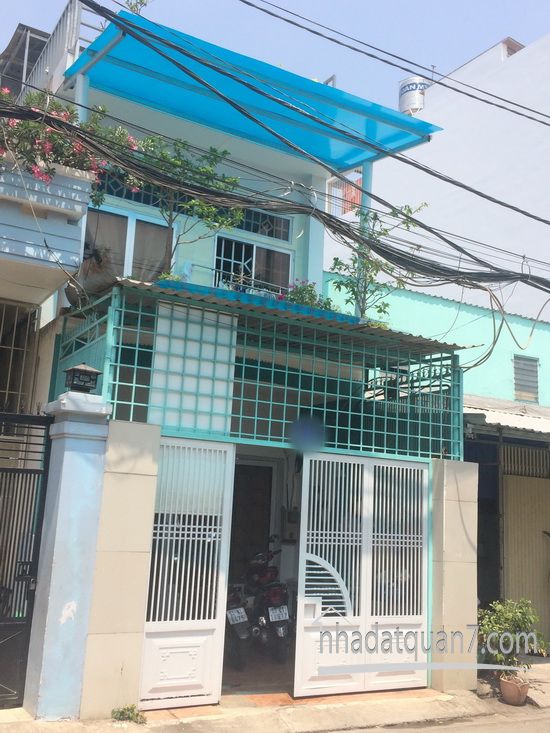 Tôi cần bán gấp nhà phố 1 Lầu 1 ST MT đường số 25A, P. Tân Quy, Quận 7