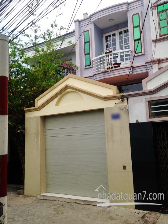 Bán nhà phố 1 lầu, hẻm xe hơi 184 Nguyễn Văn Qùy,  P. Phú Thuận Q.7