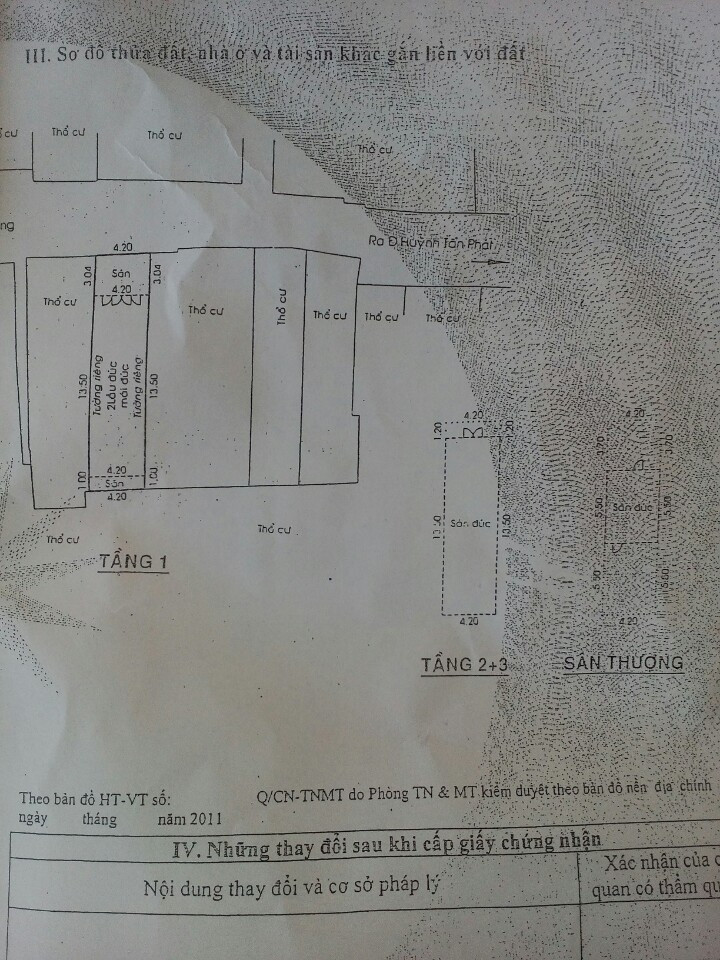 Bán nhà trệt, 2 lầu + sân thượng hẻm xe hơi Huỳnh Tấn Phát, P.Tân Thuận Tây, Quận 7