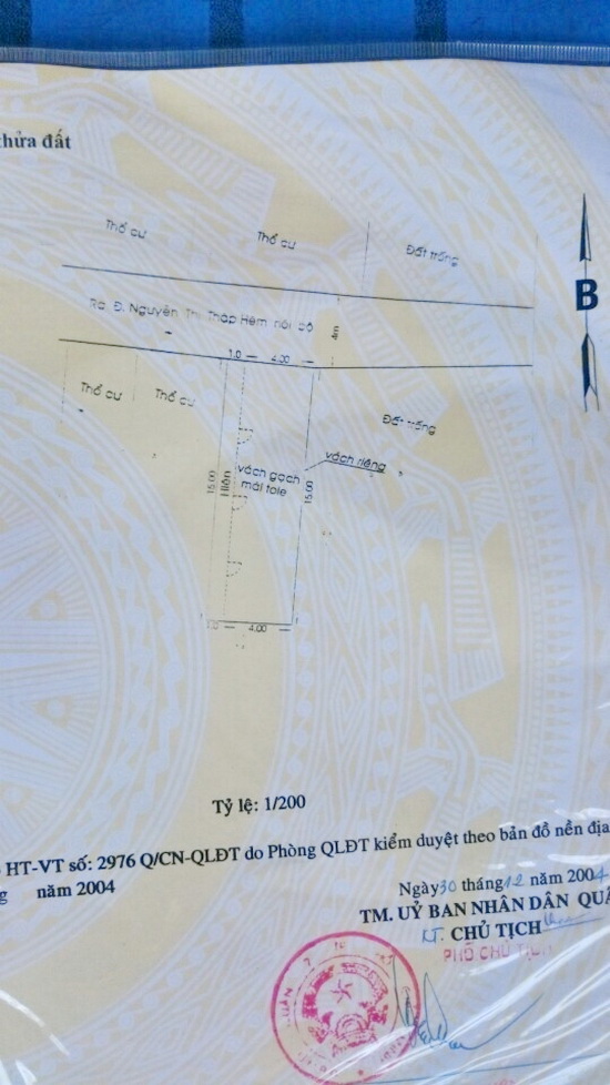 Nhà nát 572m² đường nhựa 10m cạnh khu dự án Savimex, Nam Long Phú Thuận Quận 7