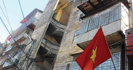 chung cư cũ ấm dần