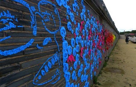 Nghệ thuật Origami đường phố tại Pháp