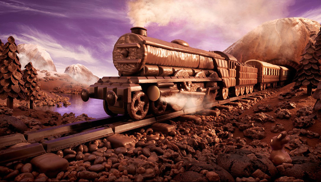 Cảnh thần tiên làm từ rau quả