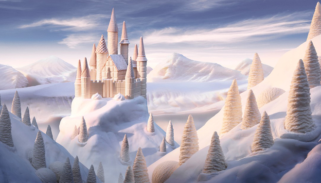 Cảnh thần tiên làm từ rau quả