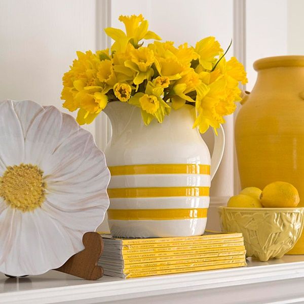 Sử dụng vật dụng có màu sắc tương đồng hoặc đối lập