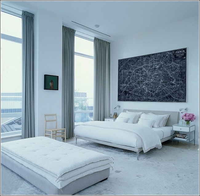 Trang trí phòng bằng bản đồ