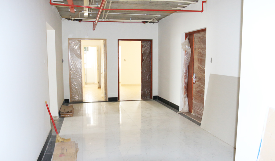 Căn hộ đang hoàn thiện