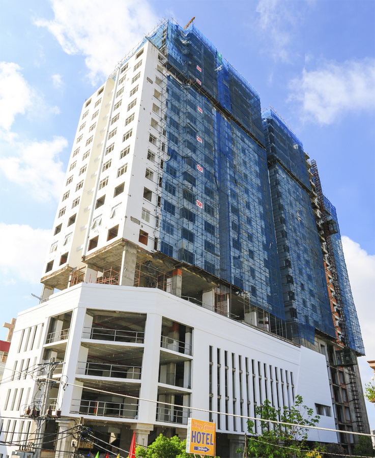 Hình ảnh thực tế dự án Bảy Hiền Tower