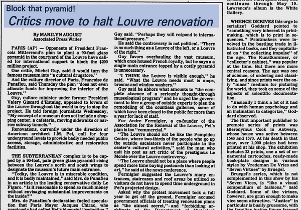 Bài báo chỉ trích việc xây kim tự tháp kính